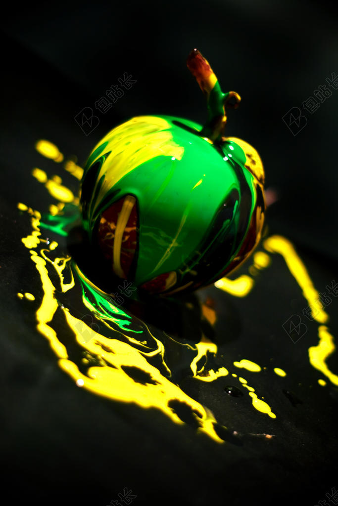 鲜艳苹果艺术创造力水果创意背景图片