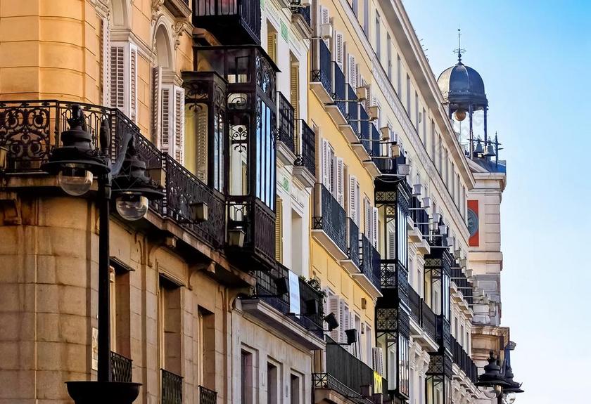 建筑时尚公寓室外装饰背景图片