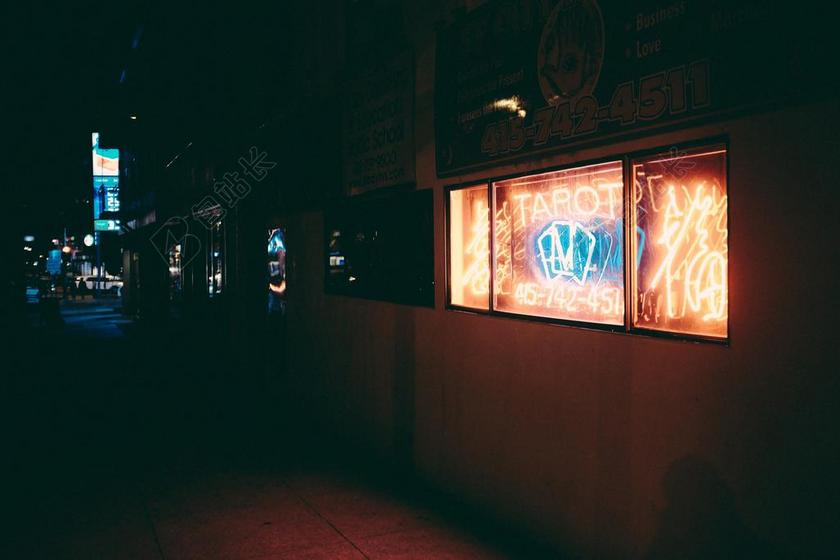 黑色现代建筑走廊长廊现代装饰背景图片