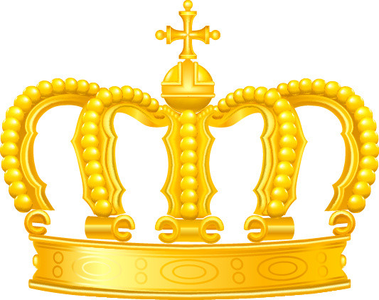 金色皇冠矢量设计素材