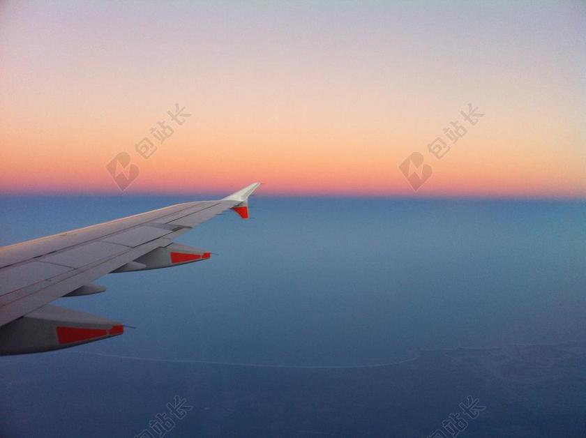 灰色航空宁静飞机背景图片