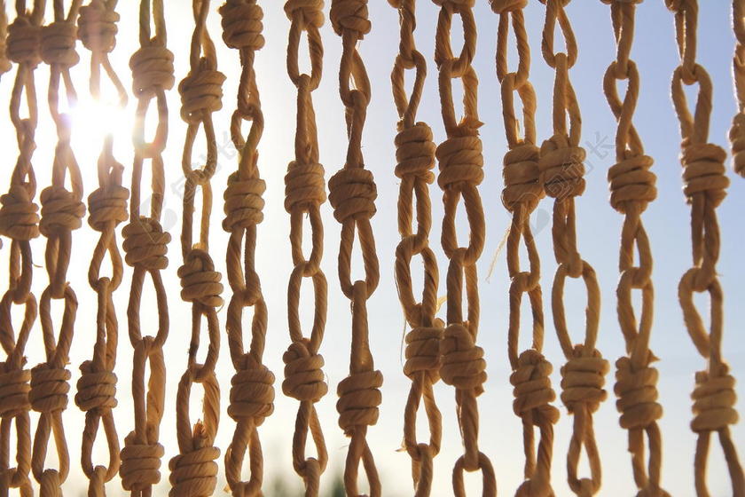 结 - 绳索 - 天空 - 阳光 - 晴朗的 - 天空