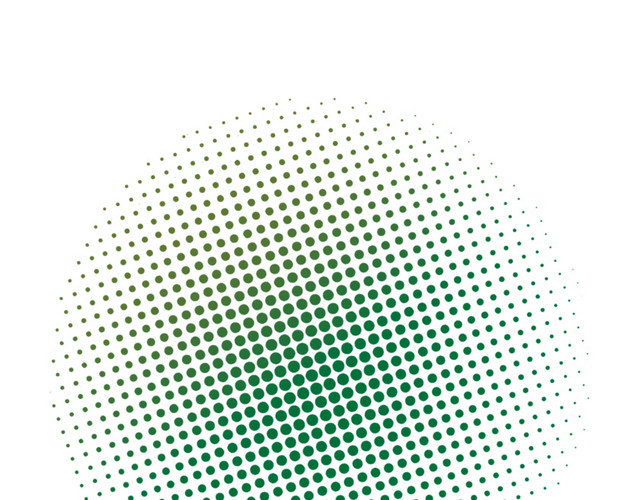 绿色颗粒点状图