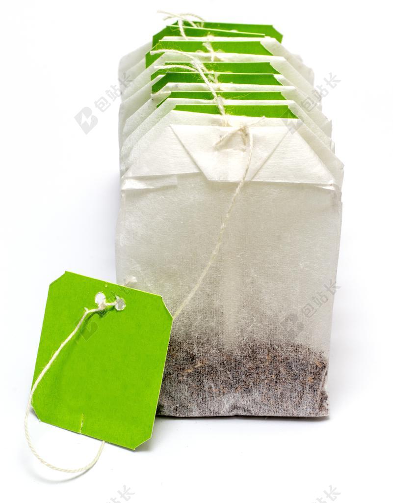 广告清新泡茶袋泡茶茶包背景图片