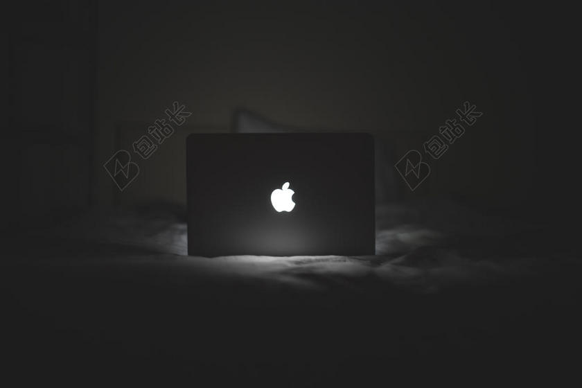 黑色卧室科技产品笔记本互联网背景图片