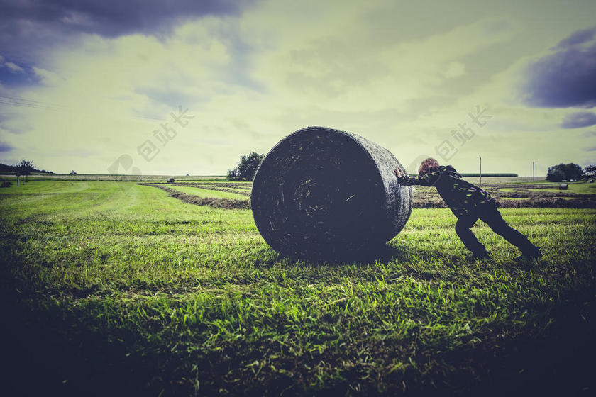 摄影简约乡村推黑色物体背景图片