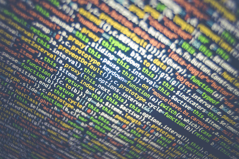 黑色科技信息计算机代码编码数据背景图片