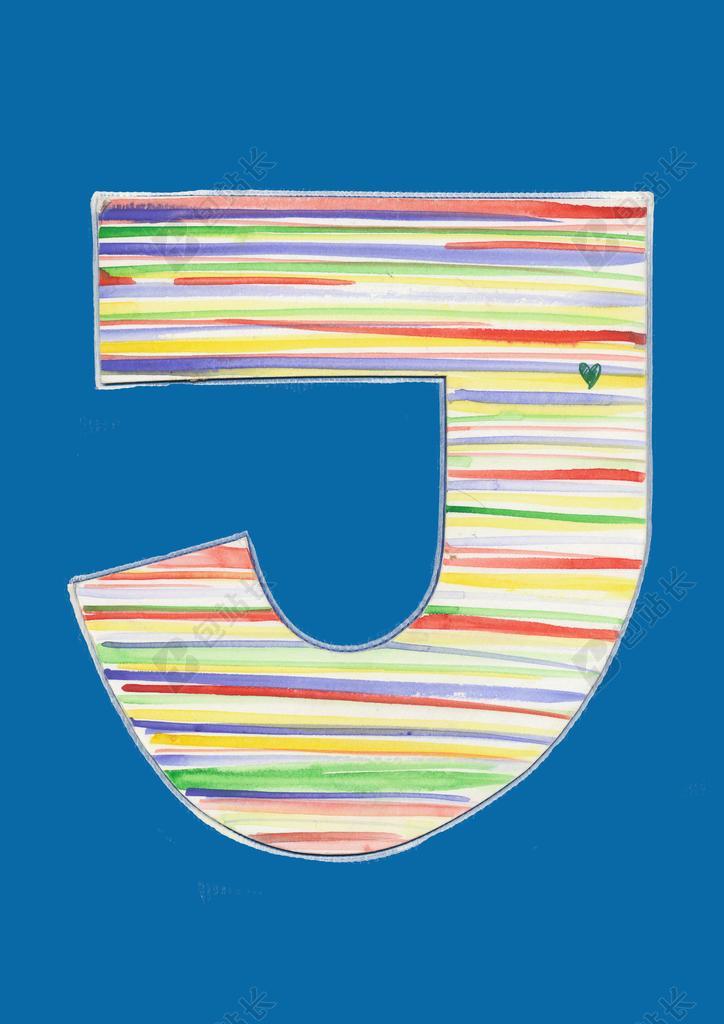 彩色符号清新简单彩笔绘画的符号彩笔绘画创作背景图片