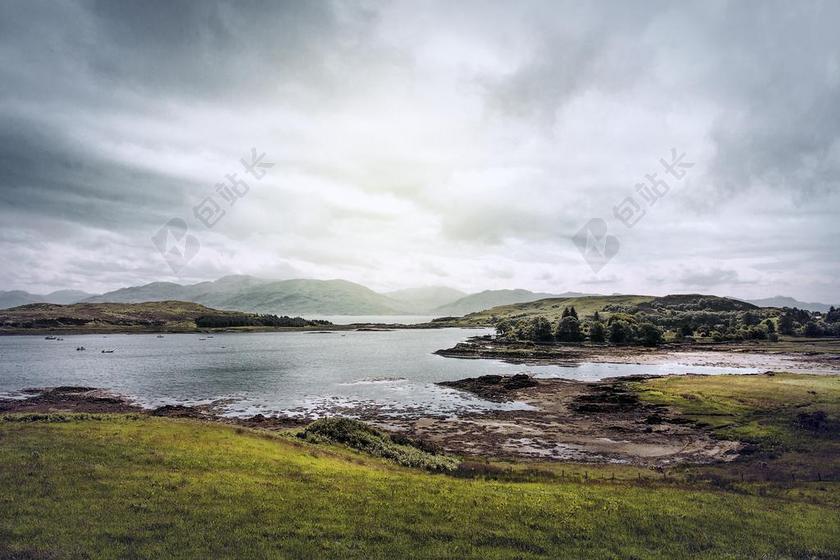 SCHOTTALND 高地和岛屿 性质 户外 天空 云 海
