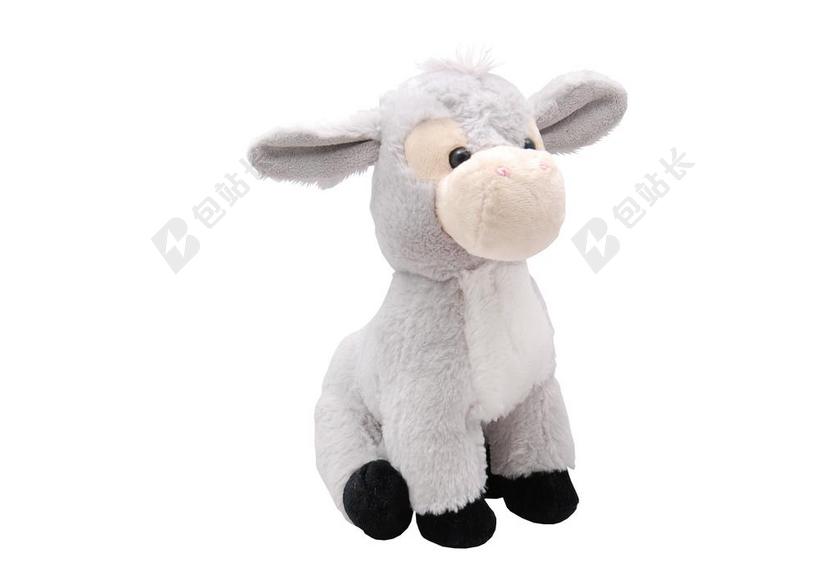 玩具 驴 毛绒 动物 可爱 孩子们 孤立 对象