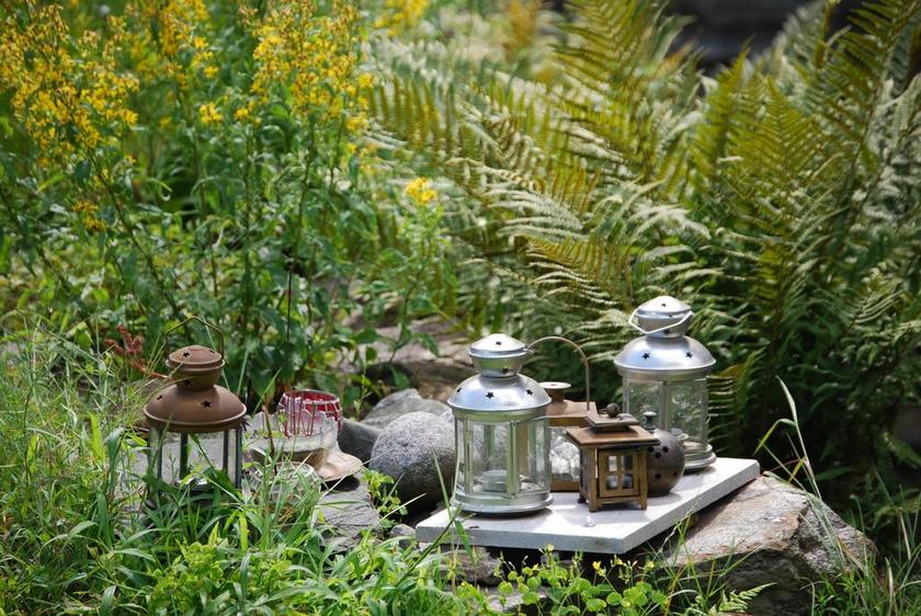 灯 灯笼 光 绿色 集合 仍 和谐 反映 沉思 冥想