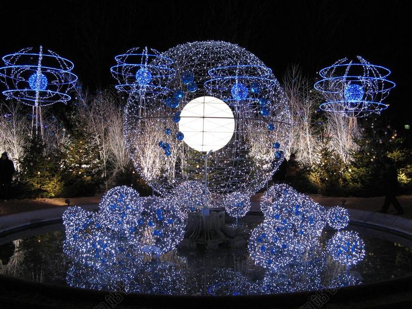 照明 香榭丽舍大街 巴黎 法国