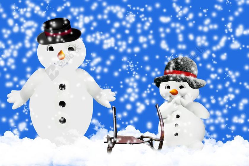 冬天 雪 寒冬 雪人 幻灯片 降雪 帽子 按钮 冷 喜悦