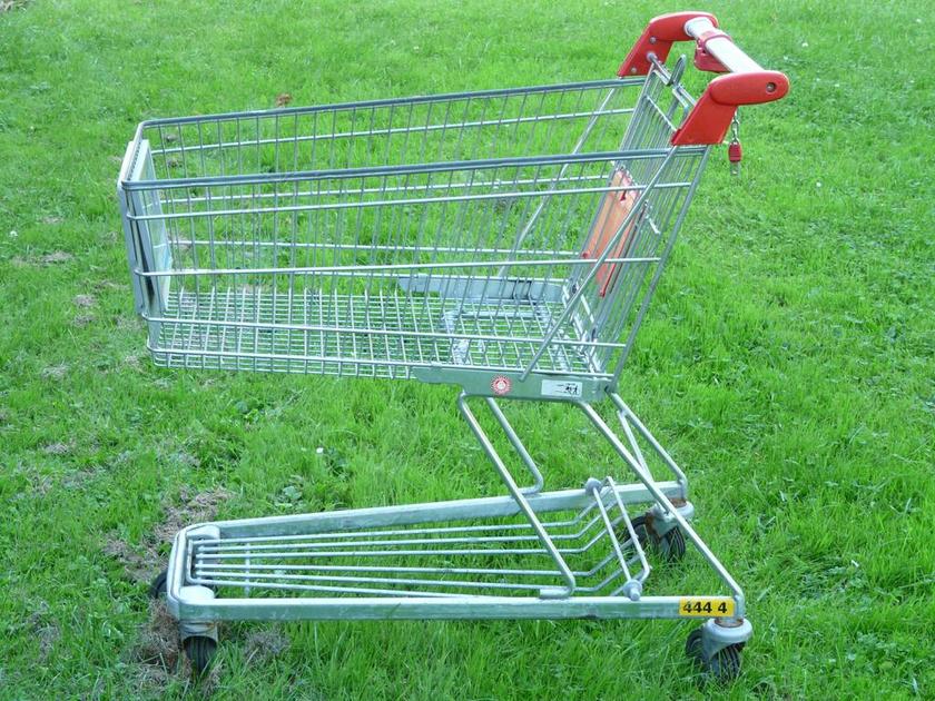 购物车 购物 超市 网篮 滑轮 推力车 运输 货物