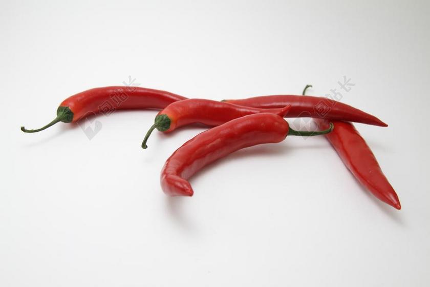 红色食物蔬菜农业种植调味料辣椒特写小米辣产品背景图片
