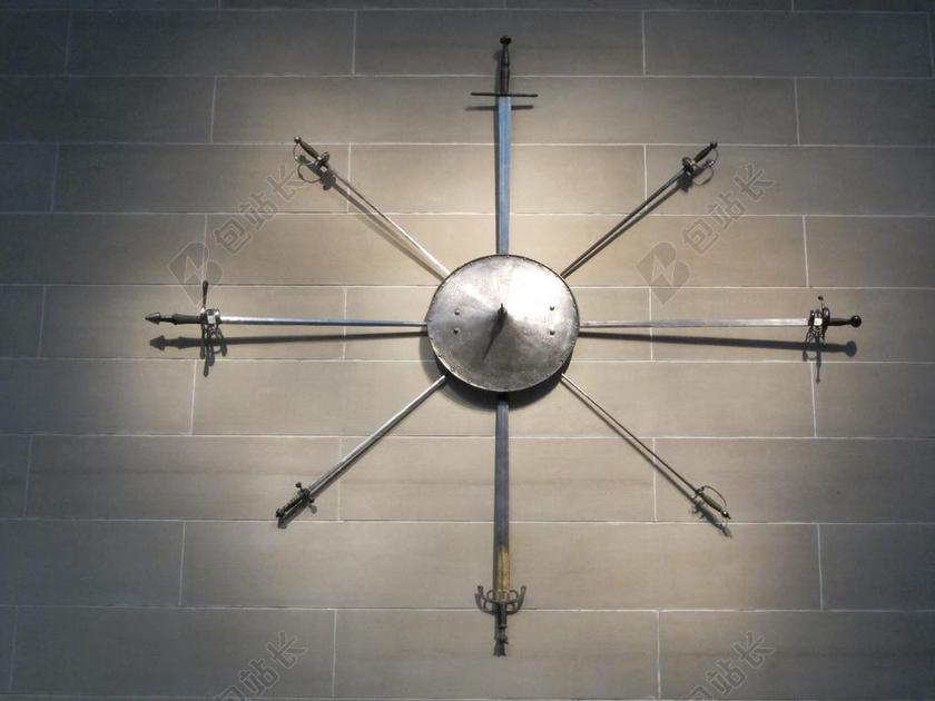 武器 剑 中世纪 打击 盾构 博物馆