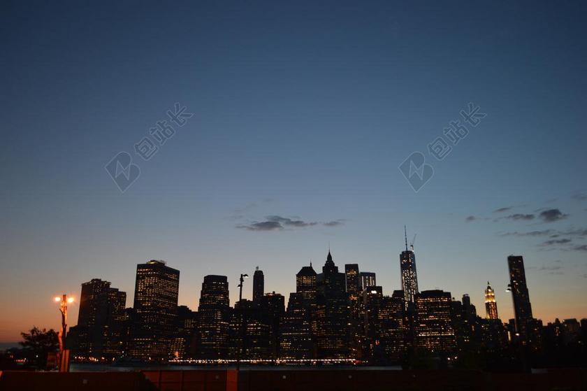 黄昏 建筑 城市