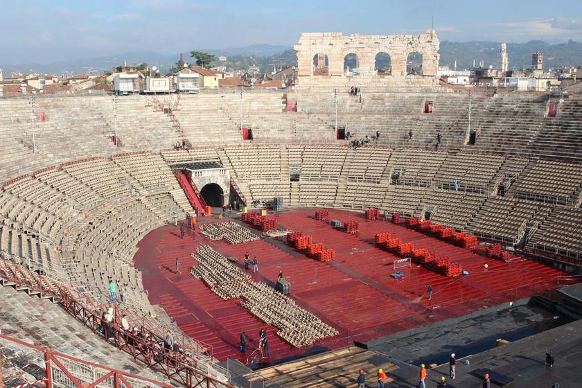 竞技场 维罗纳 威尼托 意大利 剧院 罗马诺 欧洲 露天剧场