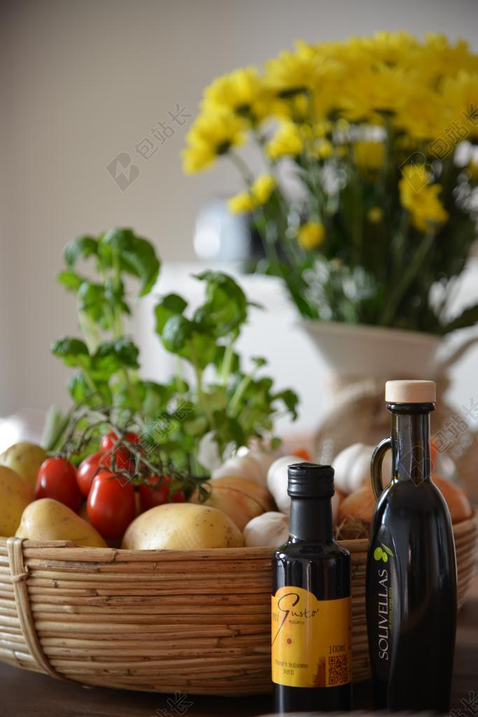 吃 食品 醋 油 蔬菜 健康 维生素