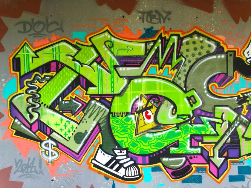 涂鸦 颜色 丰富多彩 装饰 喷雾 艺术 创造力 壁画 叛乱