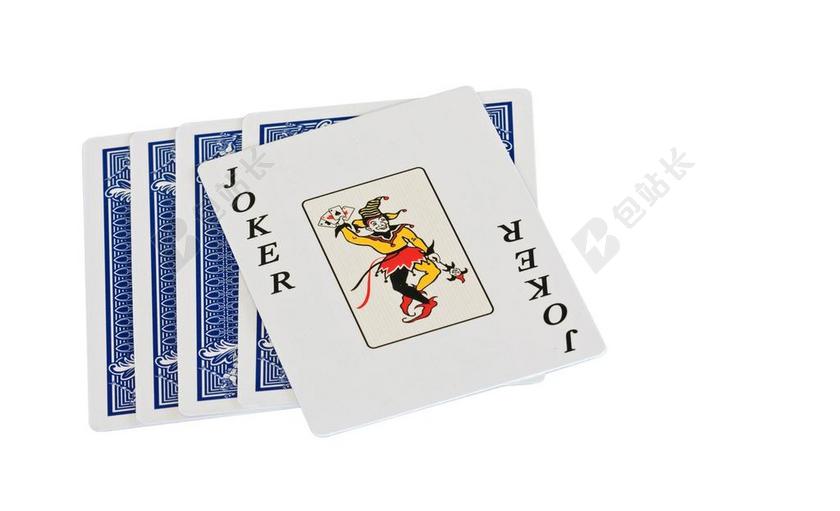 小丑 卡 扑克牌 甲板卡 玩扑克牌 副牌 孤立 白 背景
