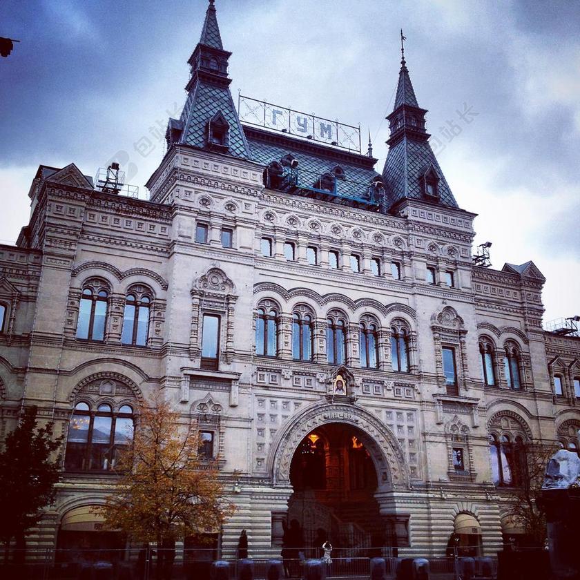 建筑美丽美丽的古代教堂背景图片