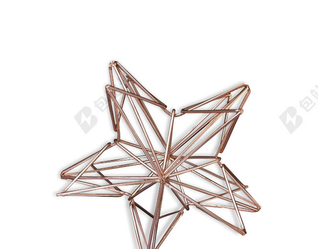 圣诞元素装饰镂空星星背景素材
