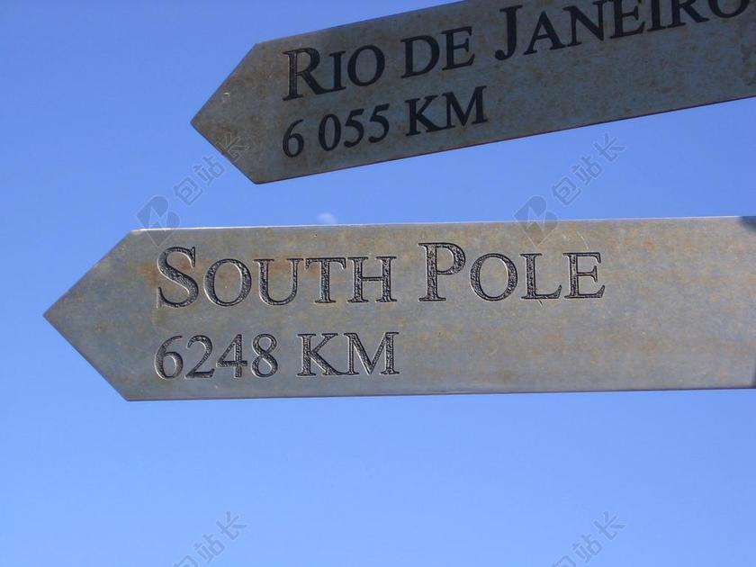 迹象 南极 指点 南 极点 旅行 方向 发布 地理 导航