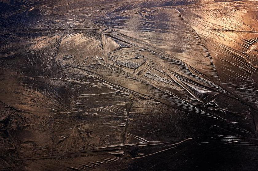 自然地面的冰霜纹理背景图片