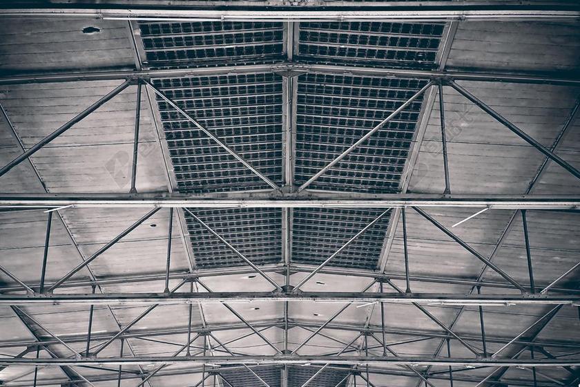 工厂简约室内摆设背景图片