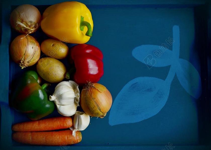 蔬菜 食谱 模板 背景 纸盒 厨师 吃 健康 食品 弗里施