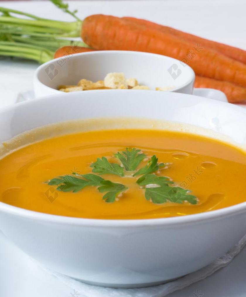 胡萝卜汤 新鲜汤 食品 汤 胡萝卜 新鲜 健康 蔬菜 菜