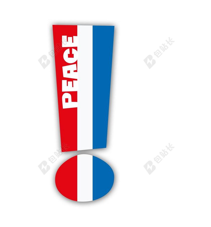 广告简约感叹号宣传背景图片