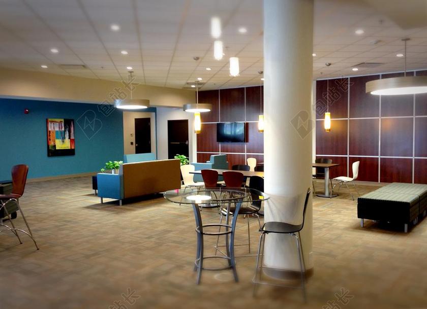 酒店宽敞的酒店大厅背景图片