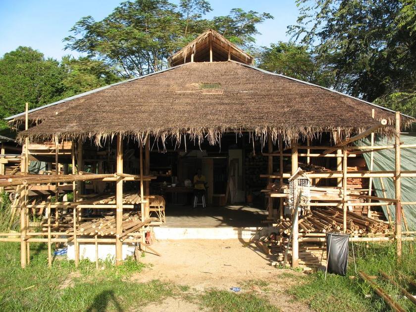 小屋 竹 首页 棚 简易房 泰国 传统的 亚洲 房子 建设