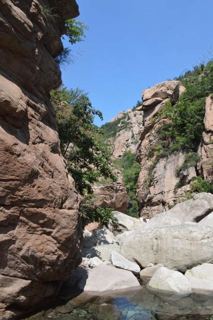 广告唯美山林景色背景图片