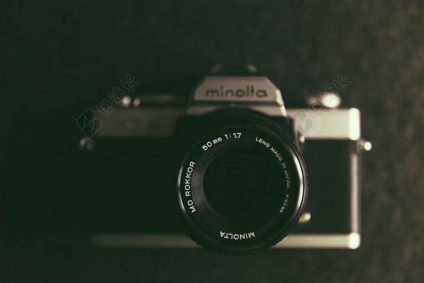 广告复古老旧摄像机背景图片