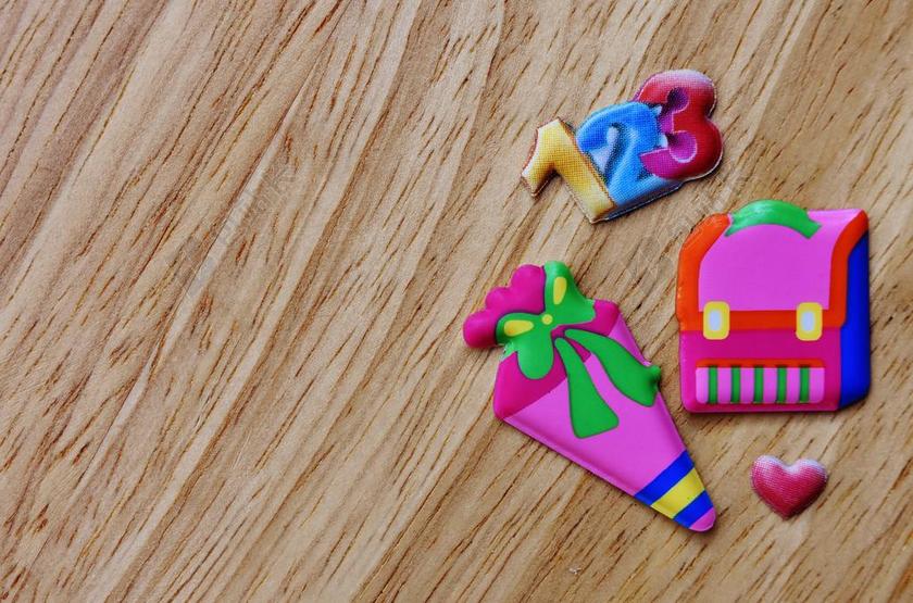 玩具物品数字雪糕书包儿童背景图片