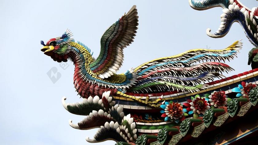 龙 神話故事 神 神將 廟 神獸 中國神話 文化 鳳凰