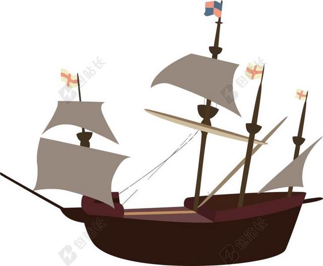 海盗船 船舶 海盗 帆 船只 帆船 航海