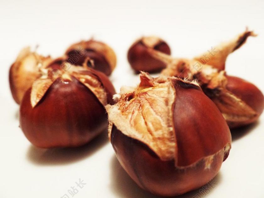 板栗 栗子 带动 马洛尼 收集 水果 食品 秋季装修 营养