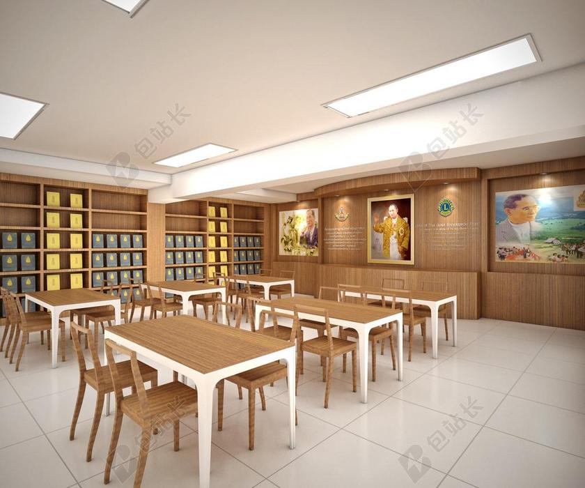 图书馆 书 椅子