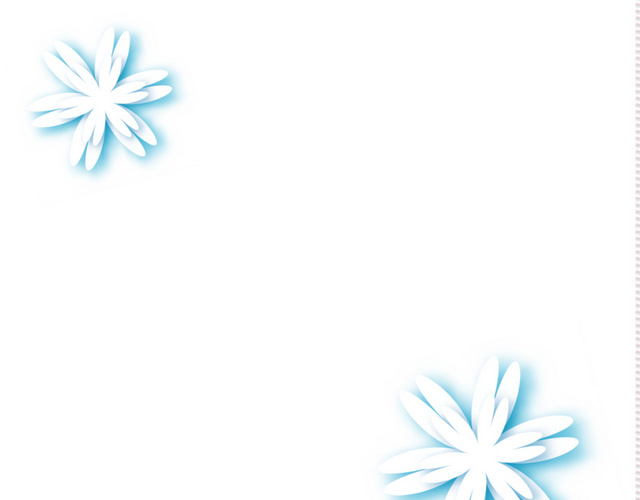 白色花瓣蓝色底纹素材