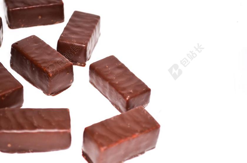 餐饮唯美巧克力糖果背景图片