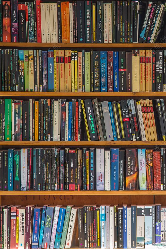 摄影清新摆放整齐的书籍背景图片