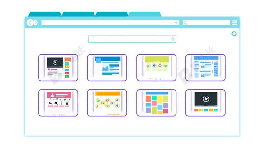 互联网科技文件夹背景图片