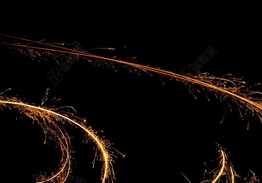 摄影唯美长时间曝光灯光背景图片