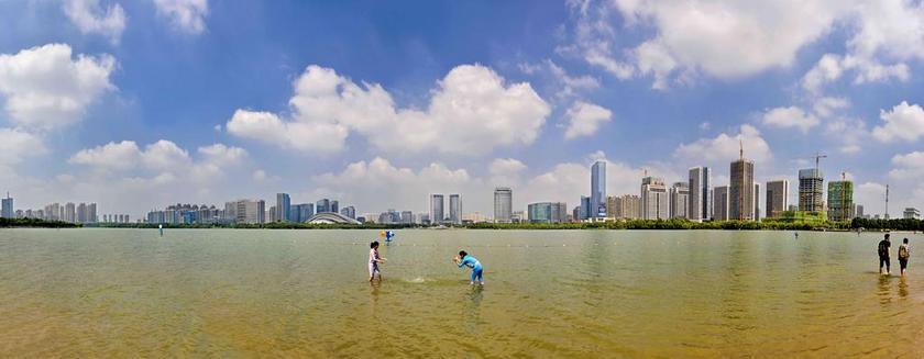 合肥 天鹅湖 湖泊