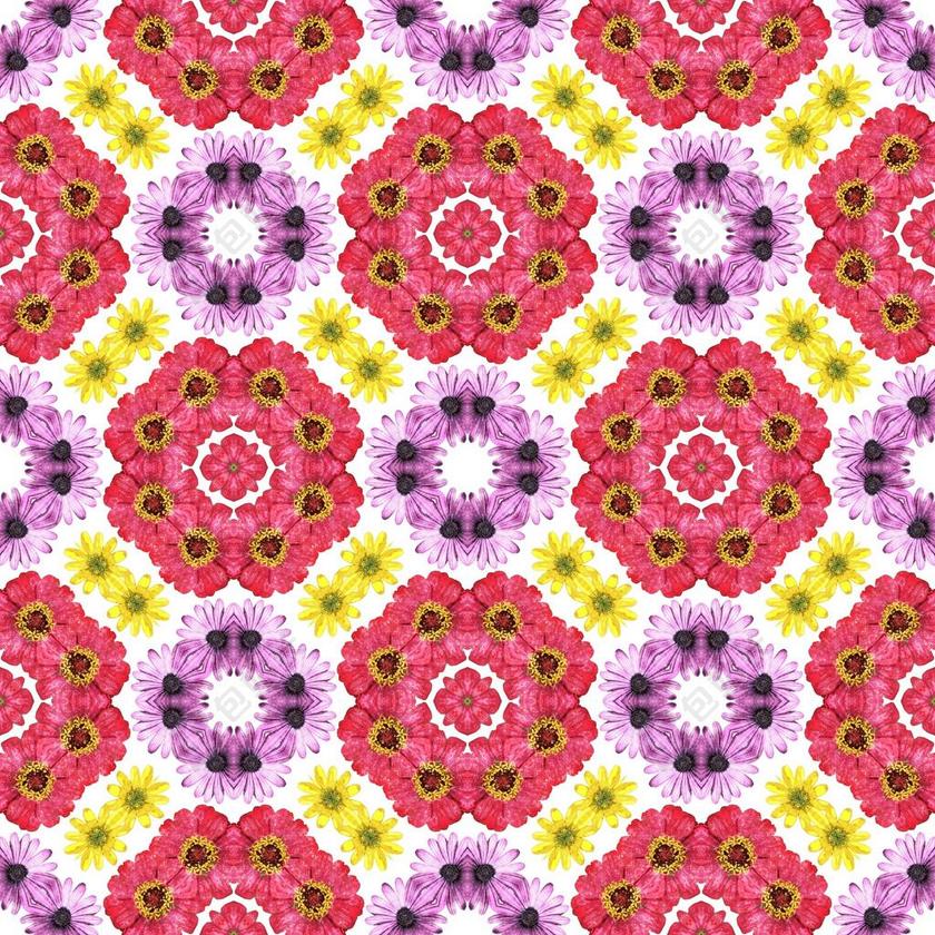 广告清新鲜花无缝拼贴瓷砖能背景图片