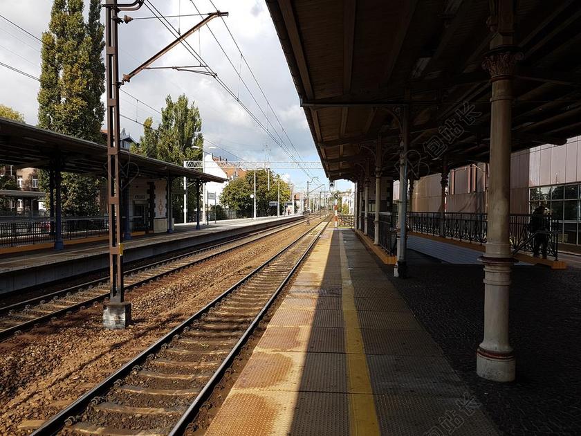 旅游清新索波特车站背景图片